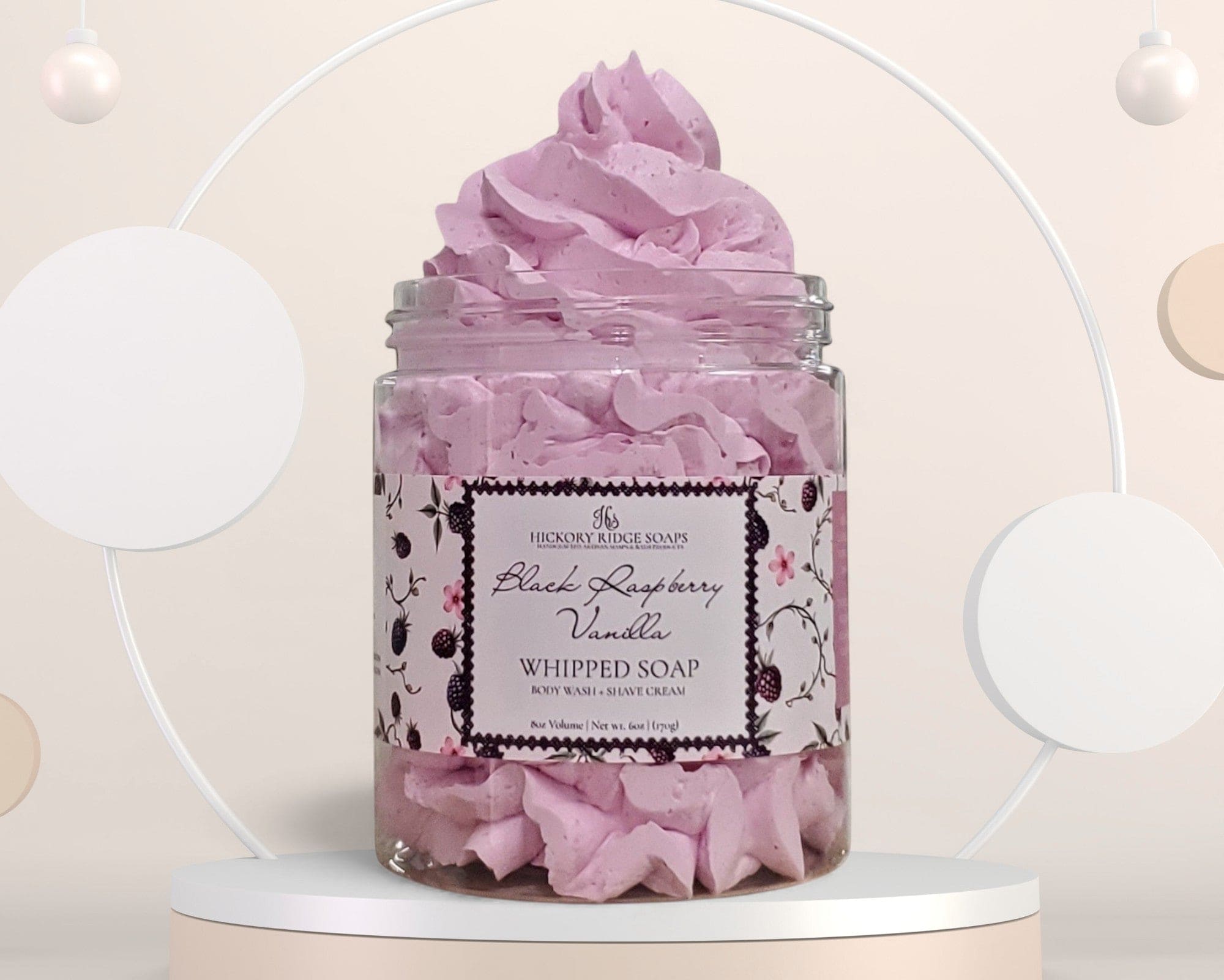 Black Raspberry Vanilla Whipped Soap – Hickory Ridge Soap Co