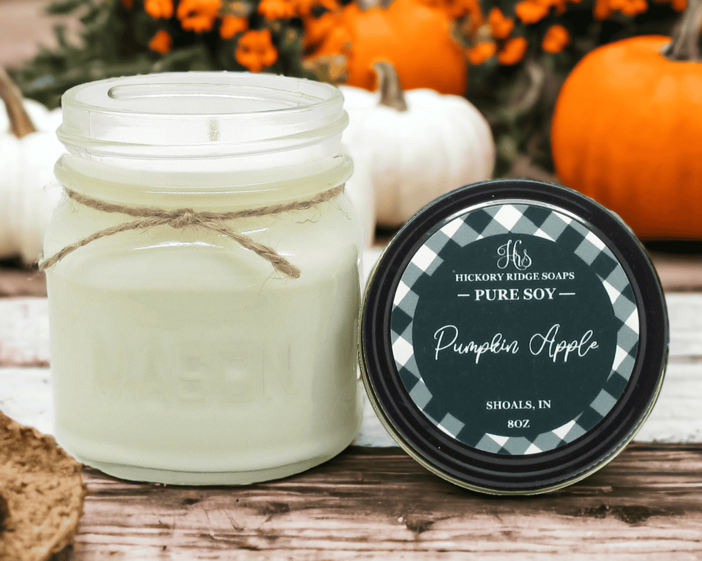 Pumpkin Apple Soy Candle Soy Candle Hickory Ridge Soap Co.   