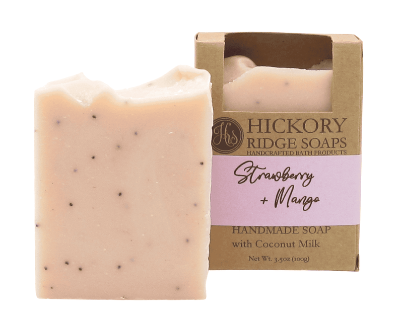 Strawberry + Mango Handmade Soap Soap Hickory Ridge Soap Co.   