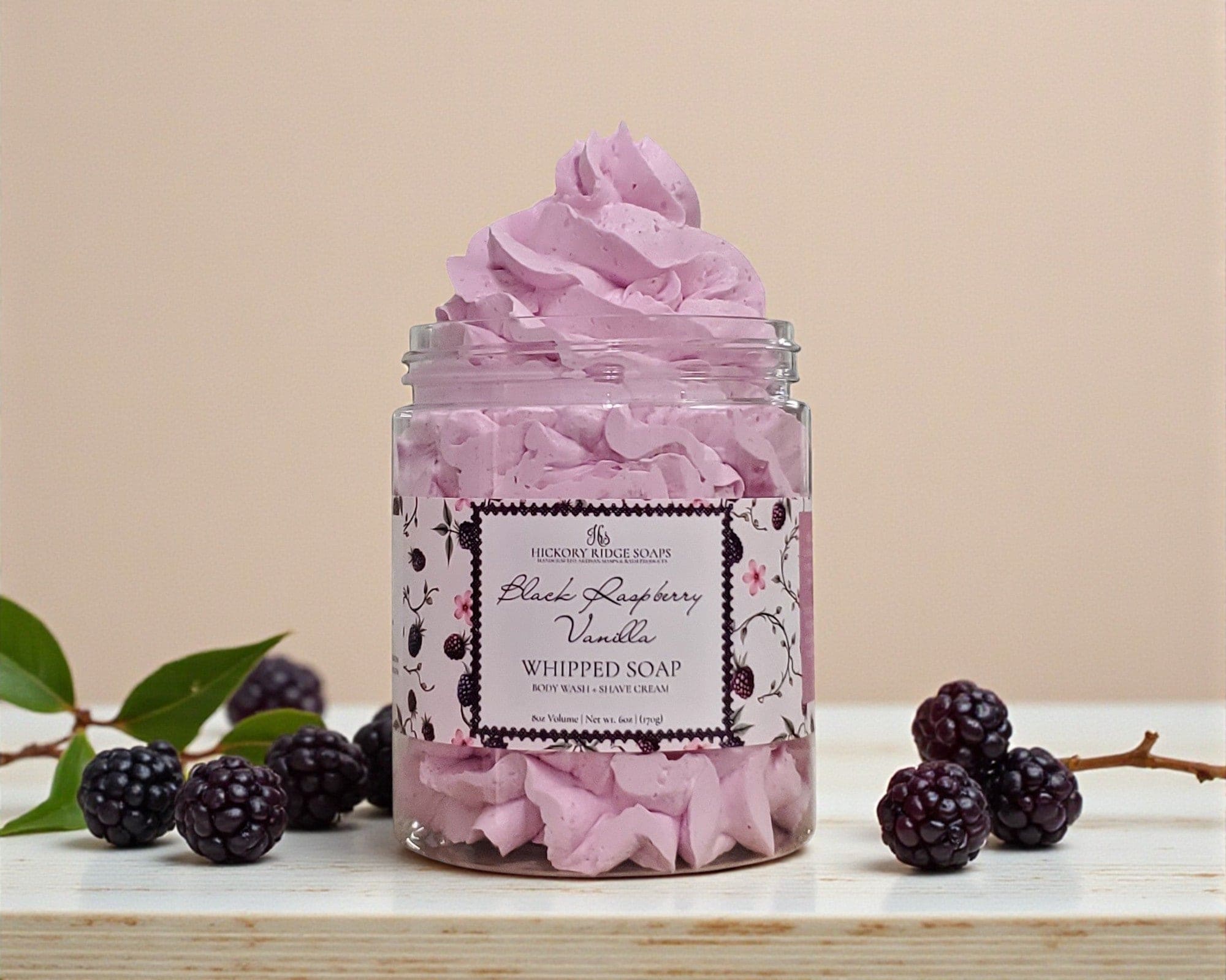 Black Raspberry Vanilla Whipped Soap – Hickory Ridge Soap Co