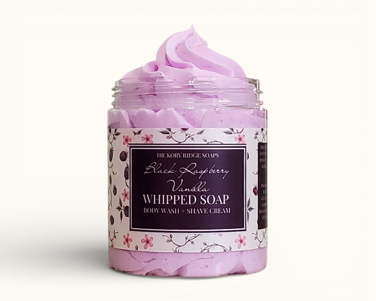 Black Raspberry Vanilla Whipped Soap