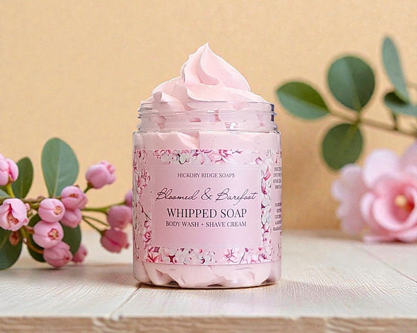 Bloomed & Barefoot Whipped Soap