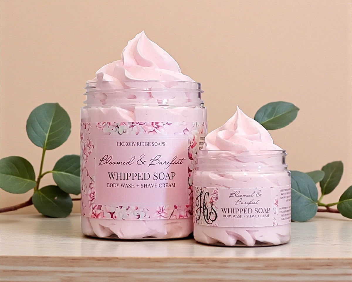 Bloomed & Barefoot Whipped Soap