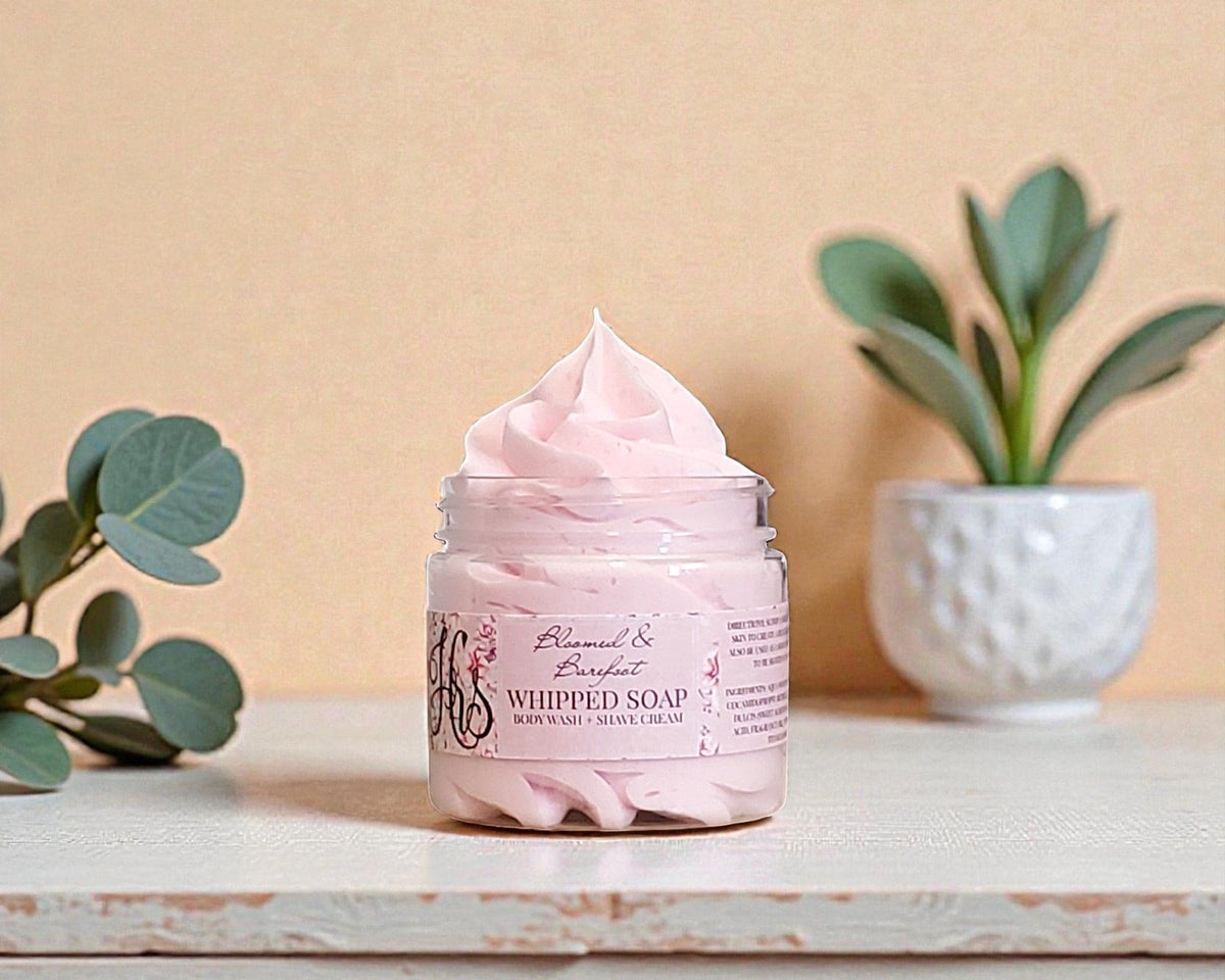 Bloomed & Barefoot Whipped Soap
