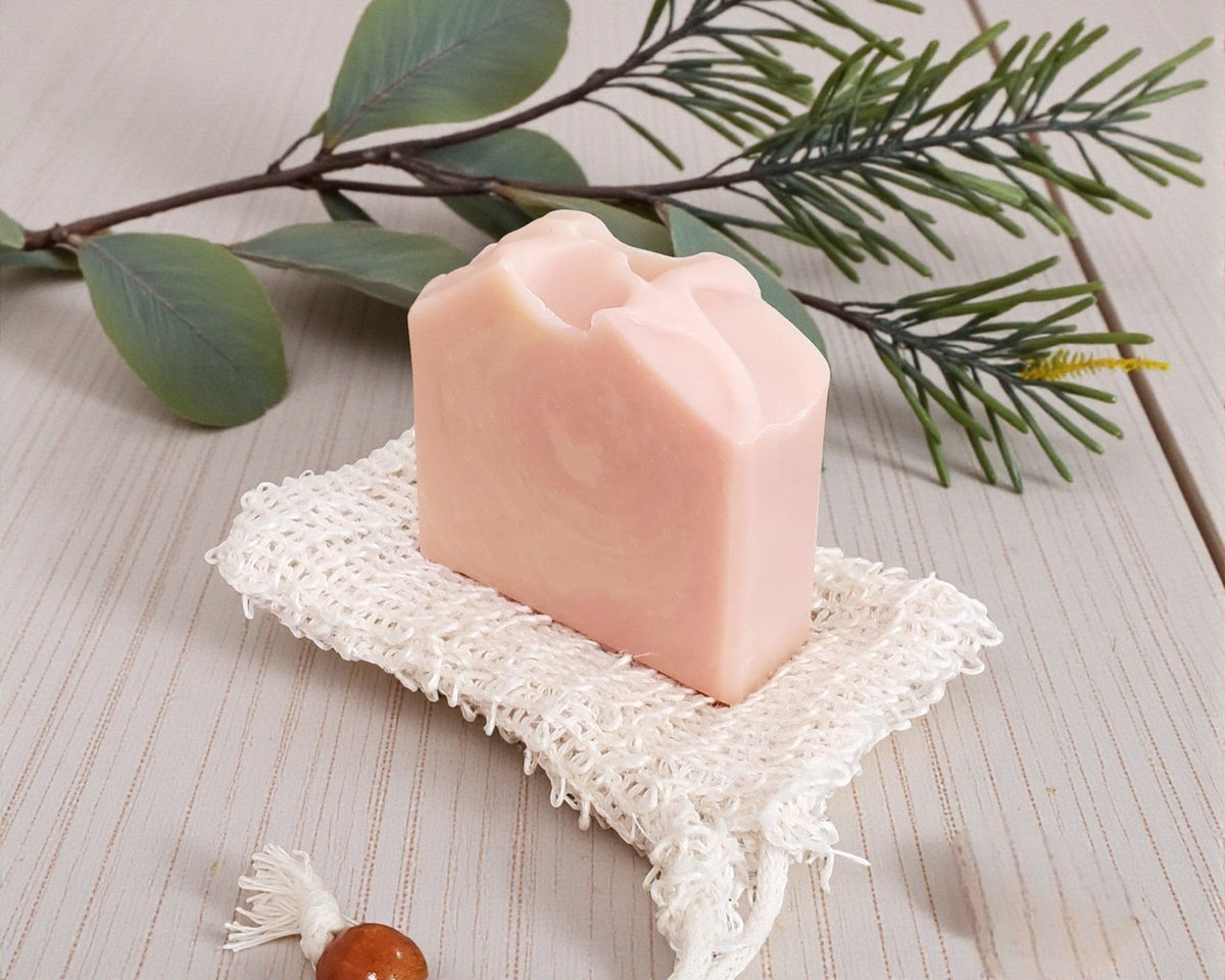 Jabón Artesanal De Madreselva Fresa