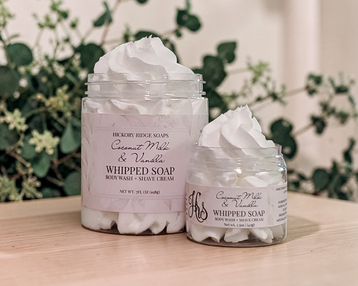 Coconut Milk & Vanilla Whipped Soap