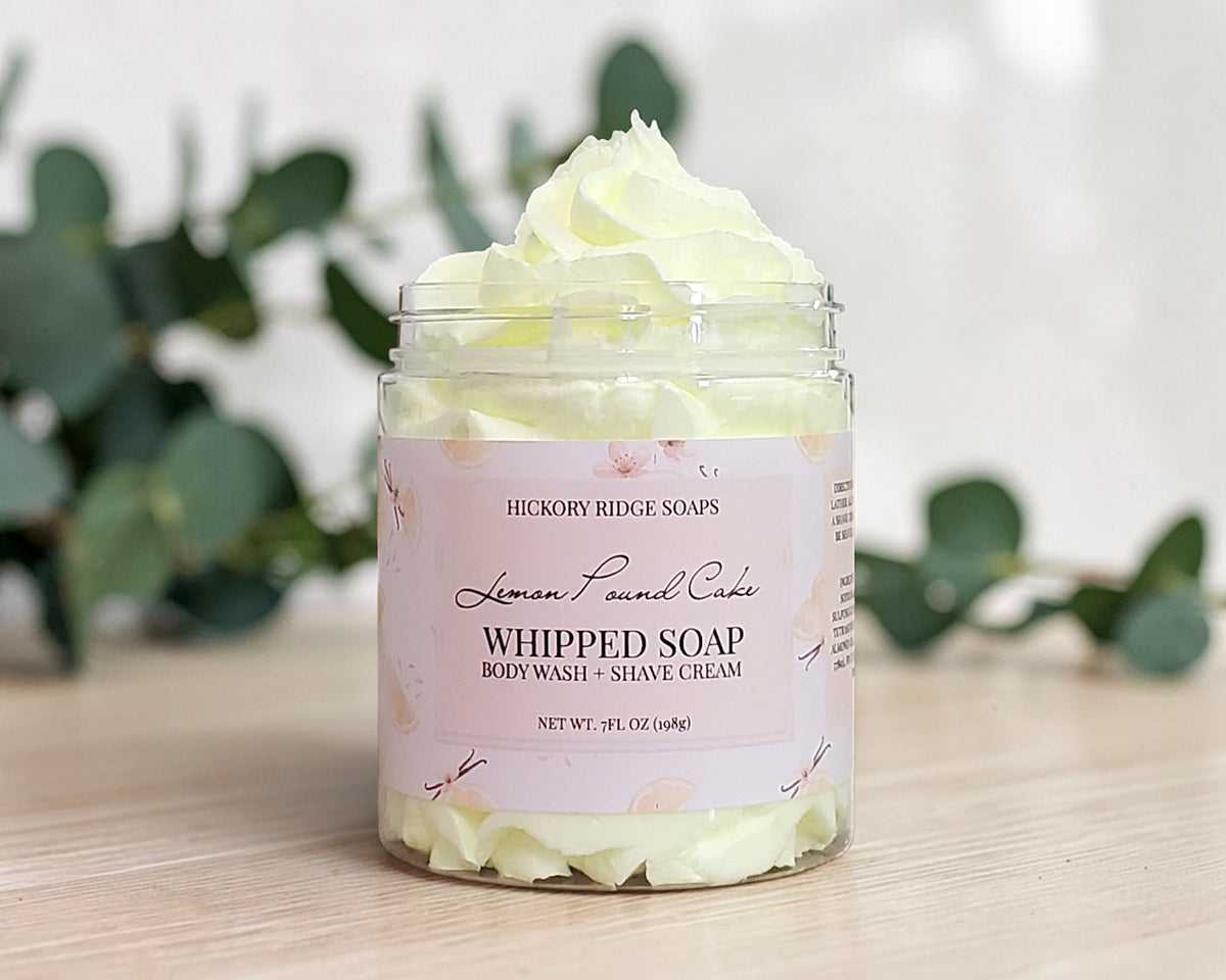 Lemon Pound Cake Whipped Soap