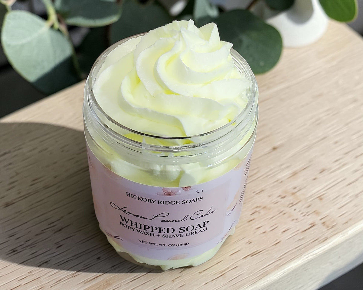 Lemon Pound Cake Whipped Soap