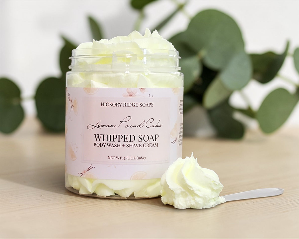 Lemon Pound Cake Whipped Soap
