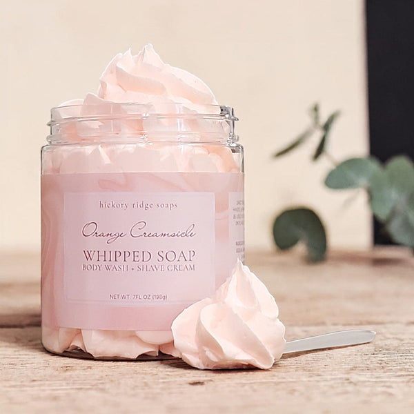 Orange Creamsicle Whipped Soap