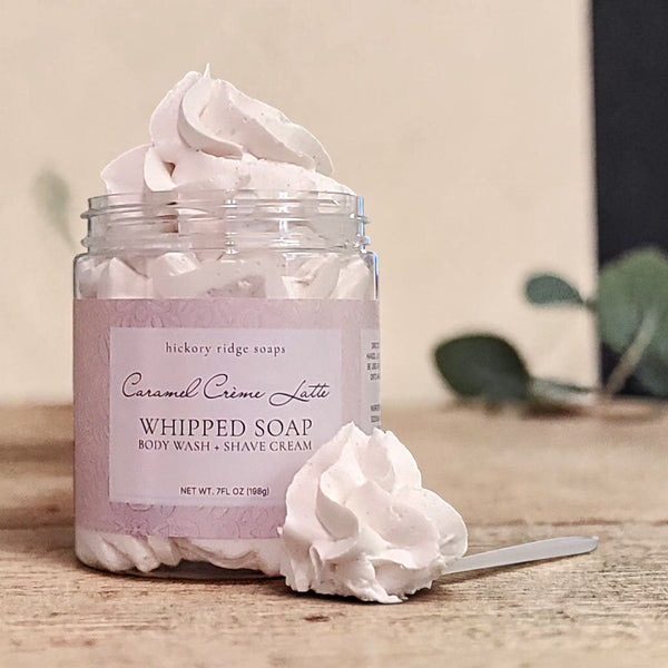 Caramel Crème Latte Whipped Soap
