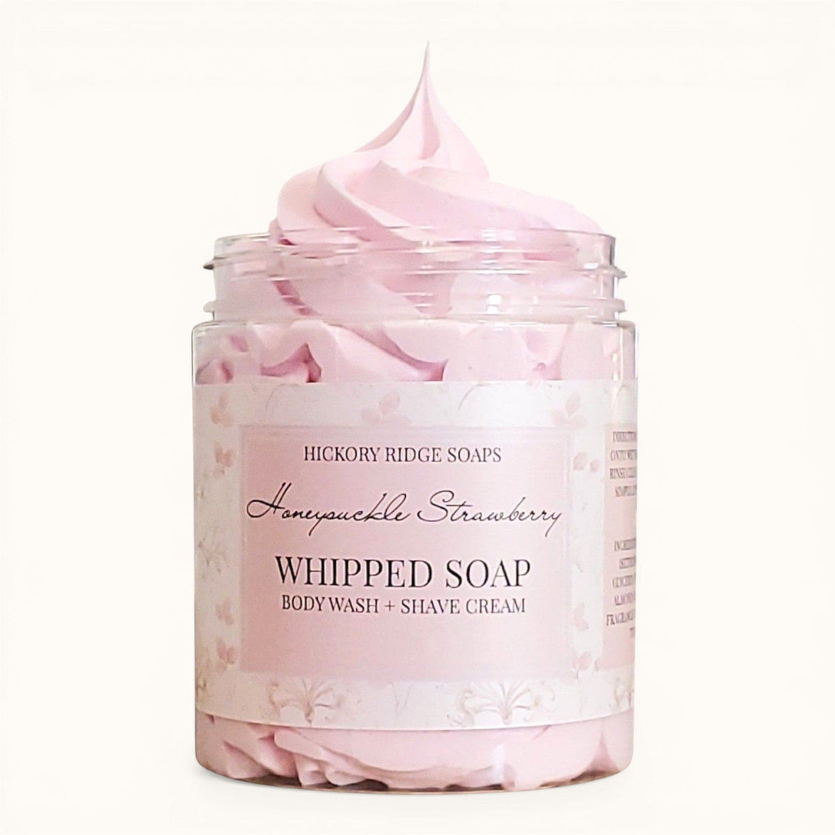 Honeysuckle Strawberry Whipped Soap