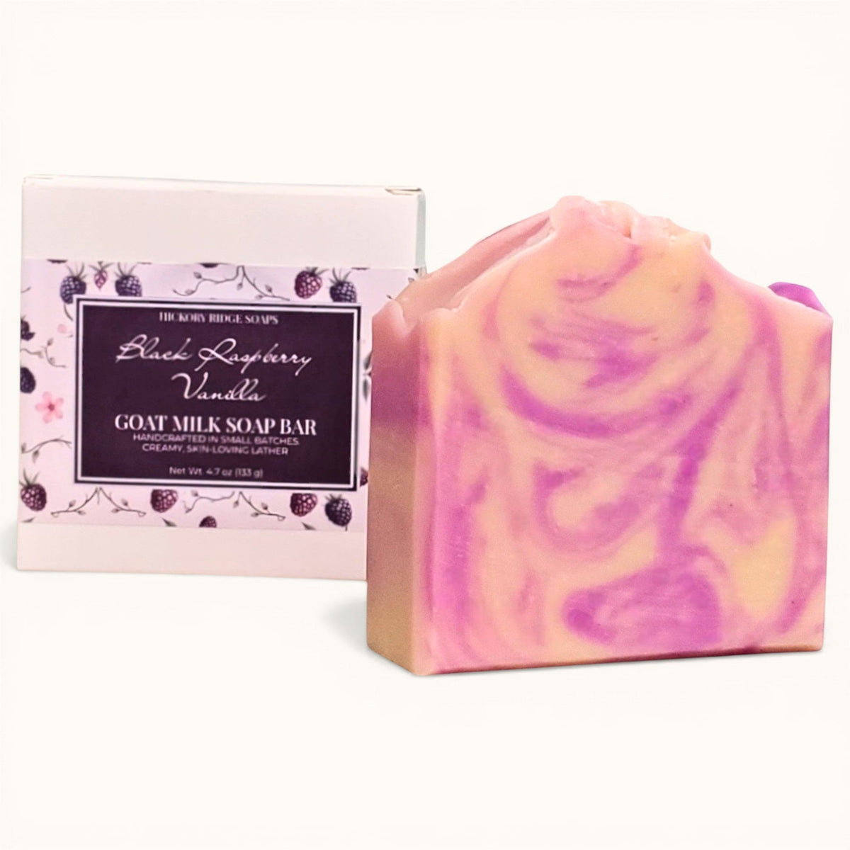 Black Raspberry Vanilla Goat Milk Soap Bar