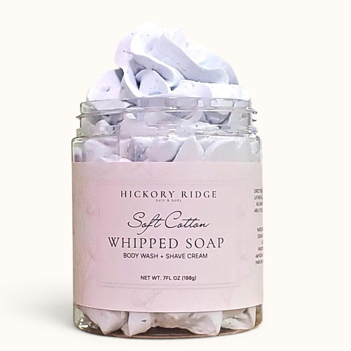 Soft Cotton Whipped Soap