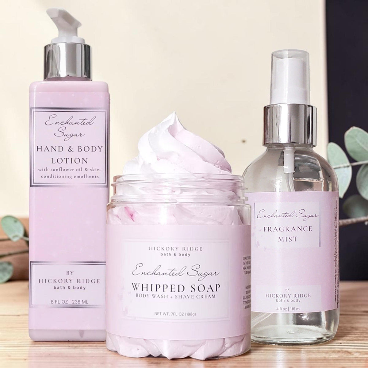 Complete Your Routine Bundle | Whipped Soap, Lotion & Fragrance Mist | Choose Your Scent
