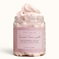 Caramel Crème Latte Whipped Soap