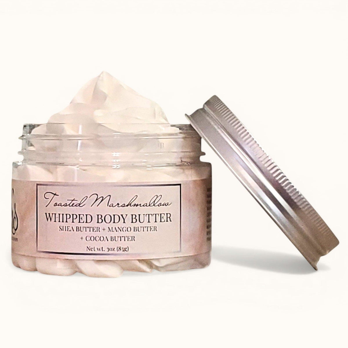 Toasted Marshmallow Whipped Body Butter Cream | Triple Butter Blend