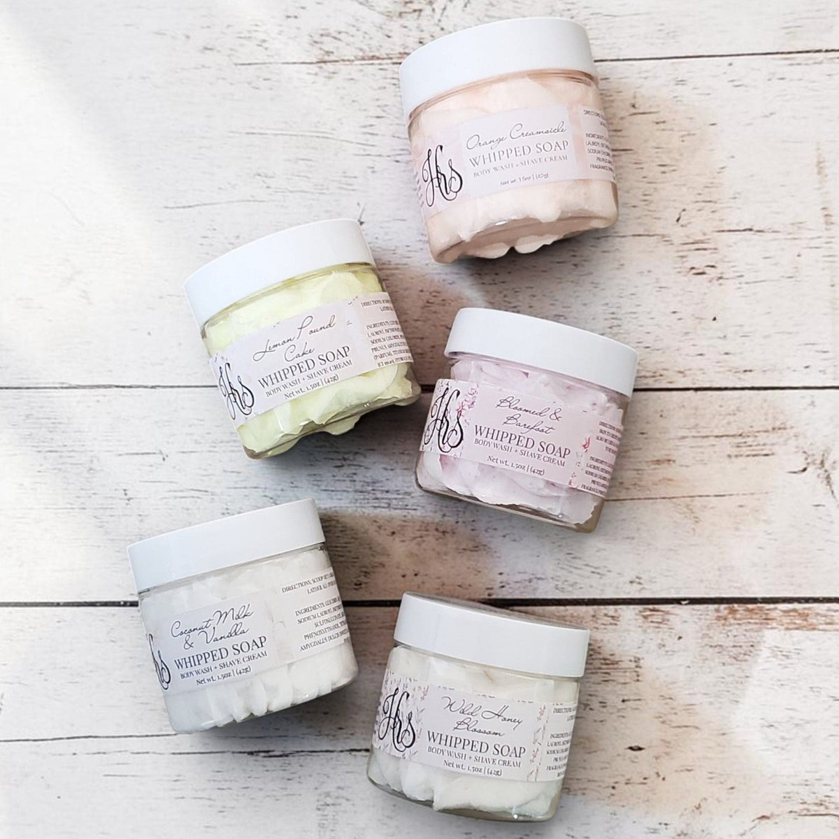 Whipped Soap Sampler Set - Pick Any 3