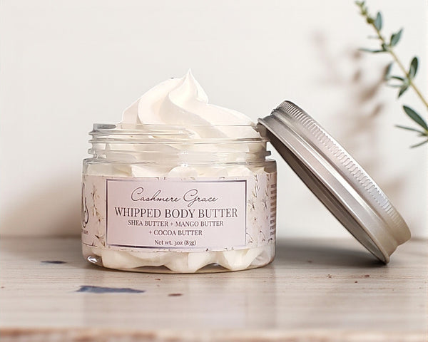 Cashmere Grace Whipped Body Butter Cream | Triple Butter Blend