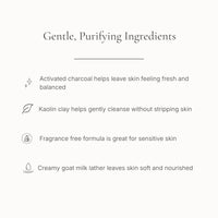 Charcoal & Clay Goat Milk Soap Bar
