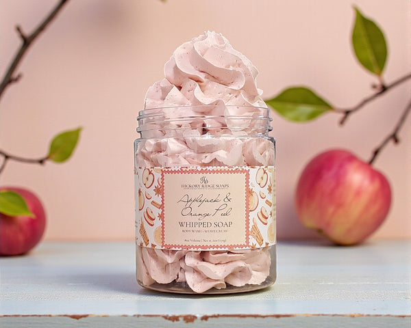 Applejack & Orange Peel Whipped Soap