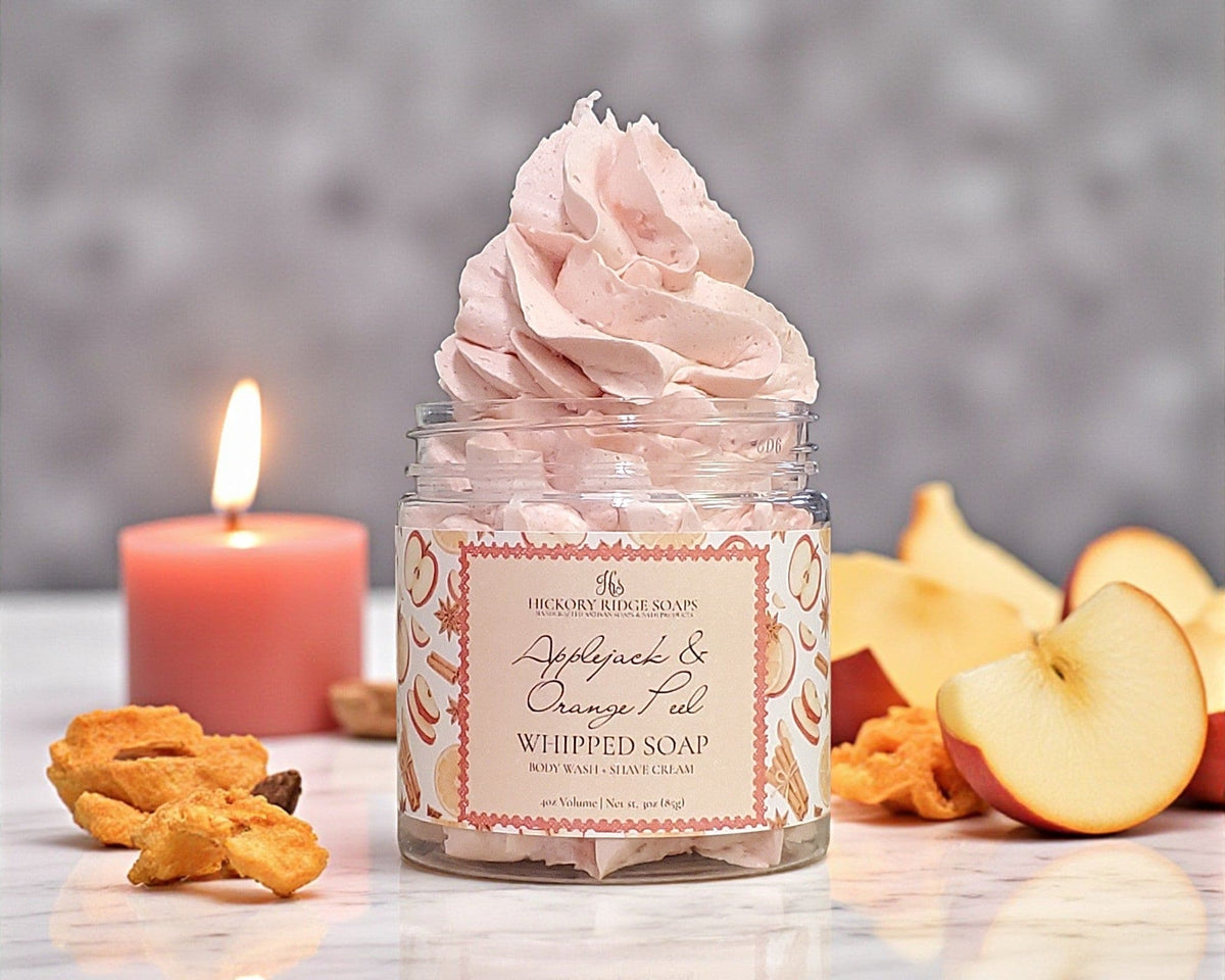 Applejack & Orange Peel Whipped Soap