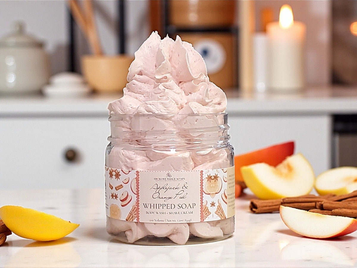 Applejack & Orange Peel Whipped Soap