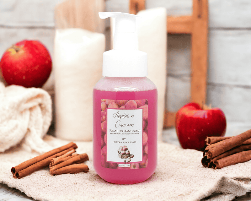 Apples n' Cinnamon Foaming Hand Soap liquid soap Hickory Ridge Soap Co.   