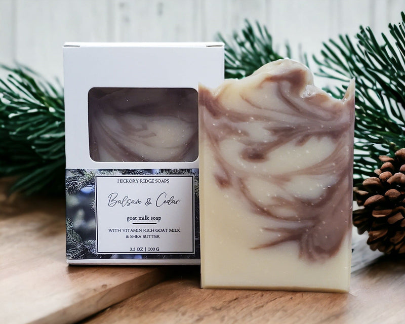 Balsam and Cedar Goat Milk Soap