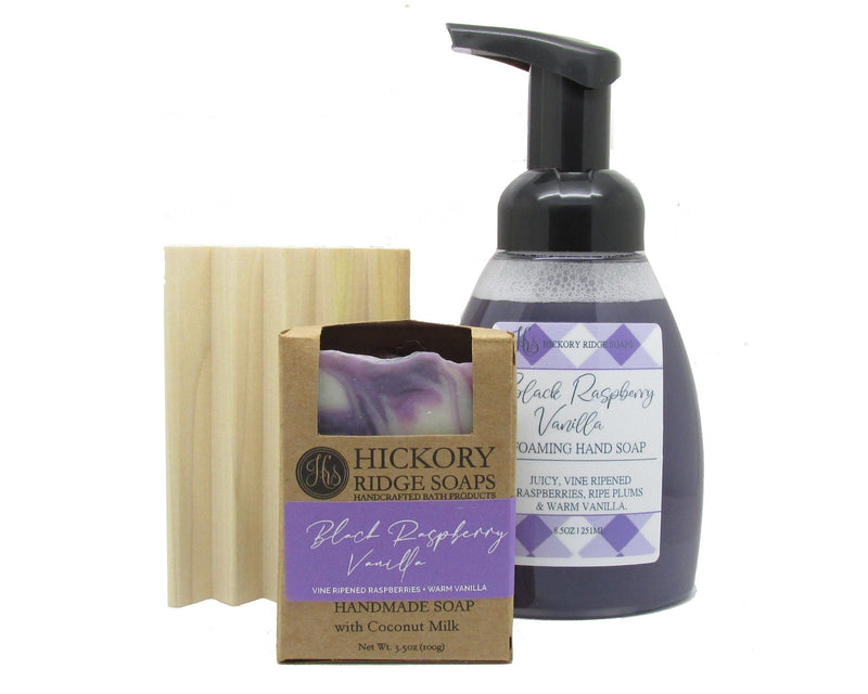 Black Raspberry Vanilla Soap Bundle Gift Set Hickory Ridge Soap Co.   