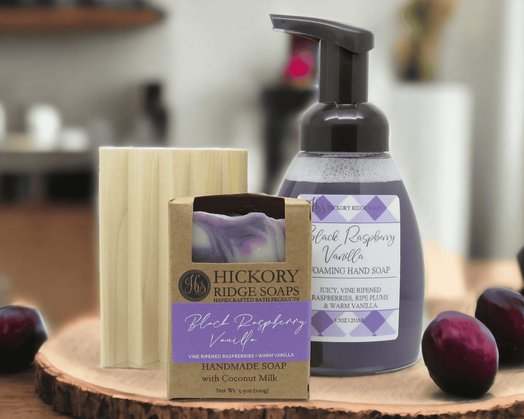 Black Raspberry Vanilla Soap Bundle Gift Set Hickory Ridge Soap Co.   