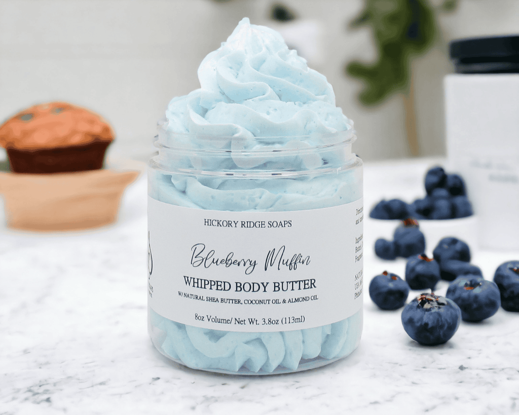 Blueberry Muffin Whipped Body Butter whipped body butter Hickory Ridge Soap Co.   