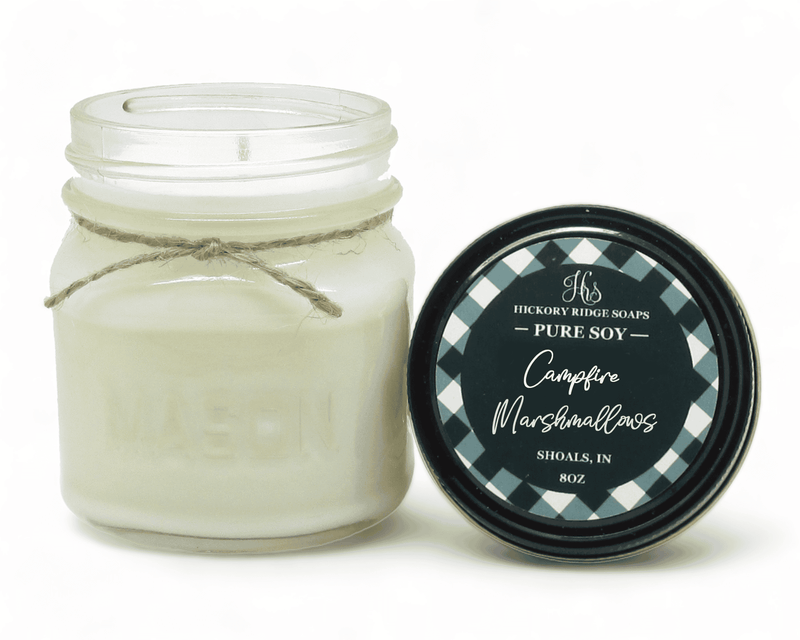 Campfire Marshmallows Soy Candle Soy Candle Hickory Ridge Soap Co.   