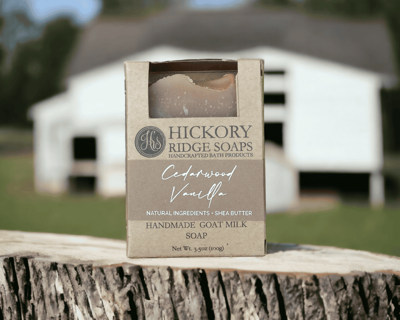 Cedarwood Vanilla Goat Milk Soap Soap Hickory Ridge Soap Co.   