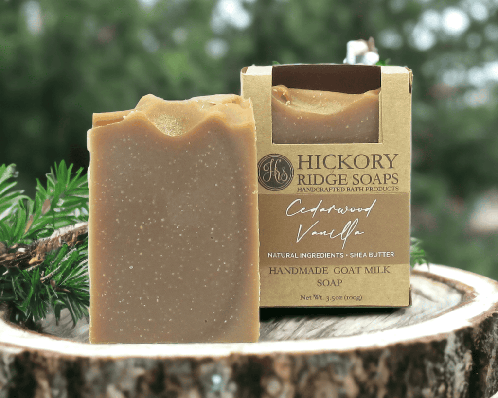Cedarwood Vanilla Goat Milk Soap Soap Hickory Ridge Soap Co.   