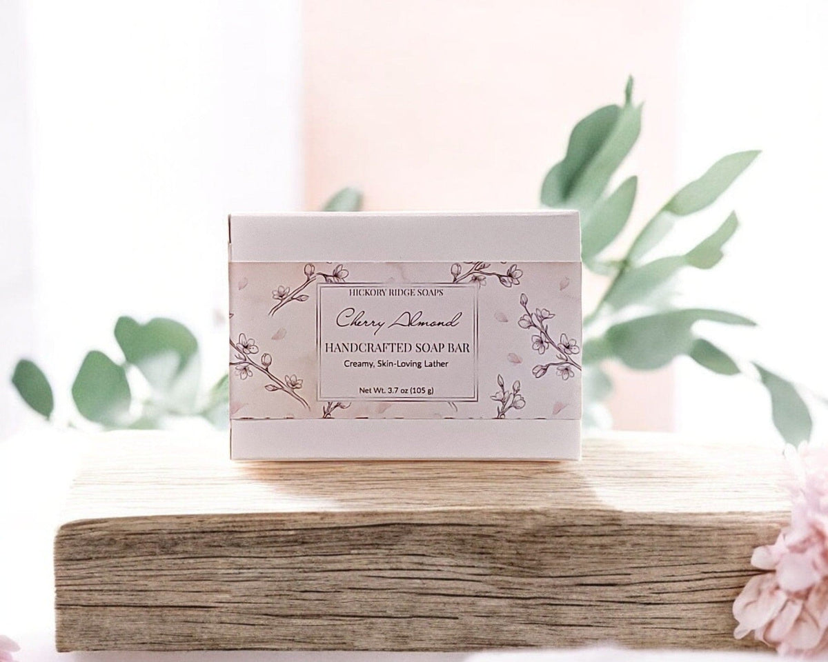 Cherry Almond Handcrafted Soap Bar
