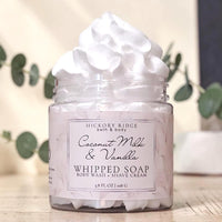 Coconut Milk & Vanilla Whipped Soap