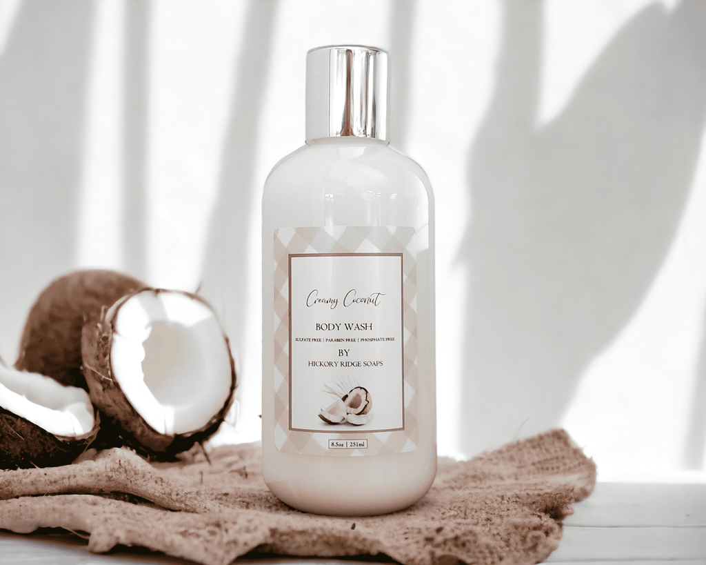 Creamy Coconut Body Wash body wash Hickory Ridge Soap Co.   