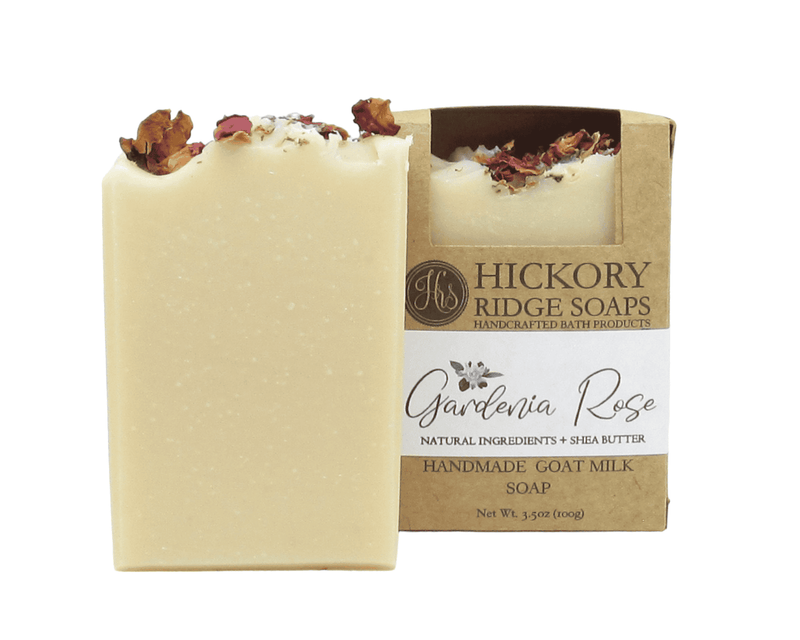 Gardenia Rose Goat Milk Soap Bar Soap Hickory Ridge Soap Co.   