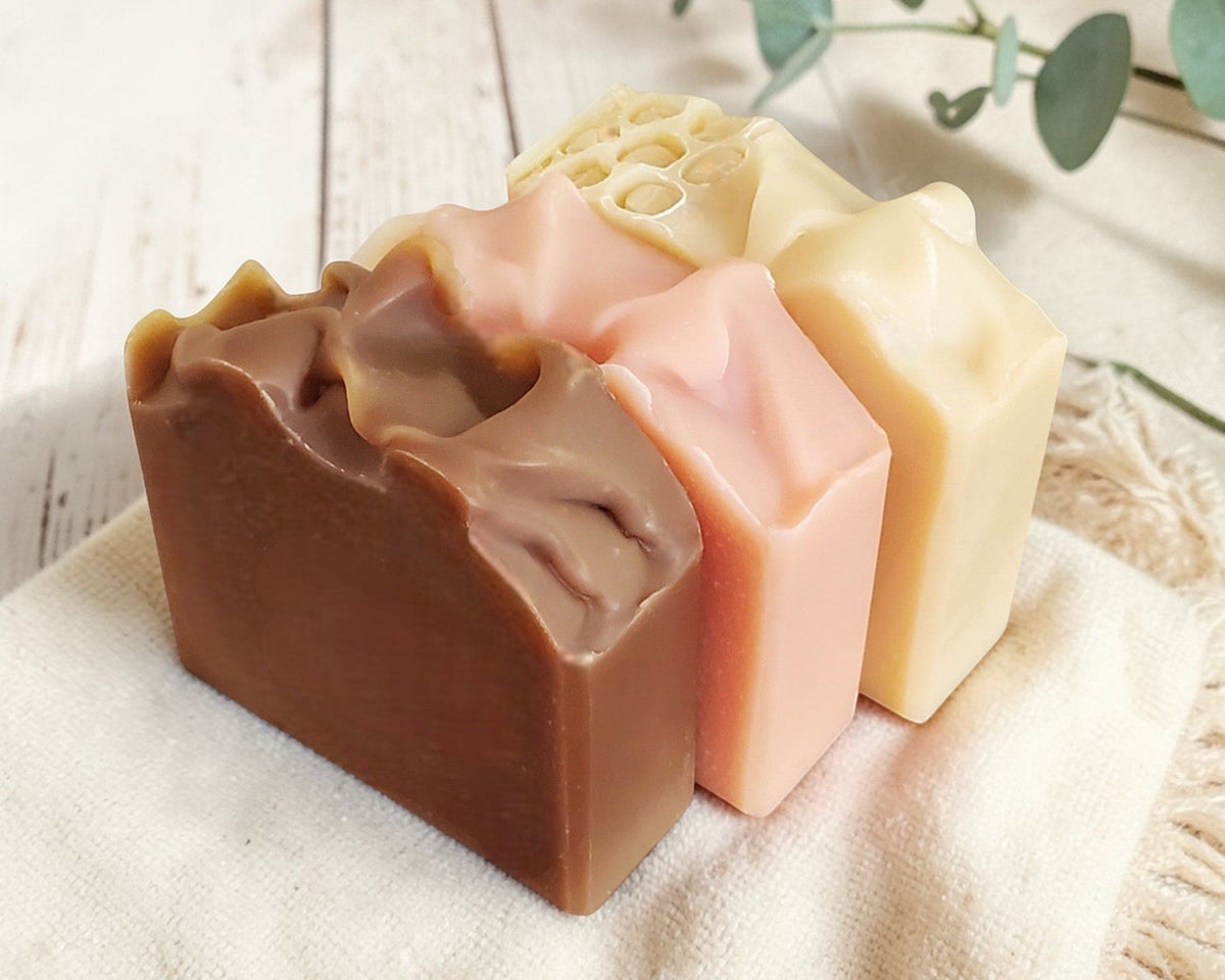 Goat Milk Soap Bar Trio - Pick Any 3