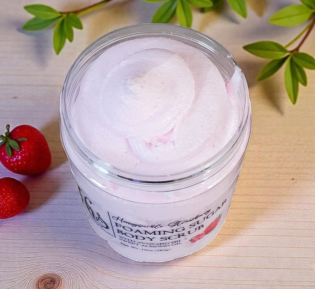 Honeysuckle Strawberry Foaming Sugar Scrub