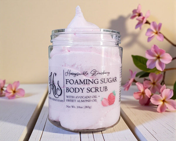 Honeysuckle Strawberry Foaming Sugar Scrub
