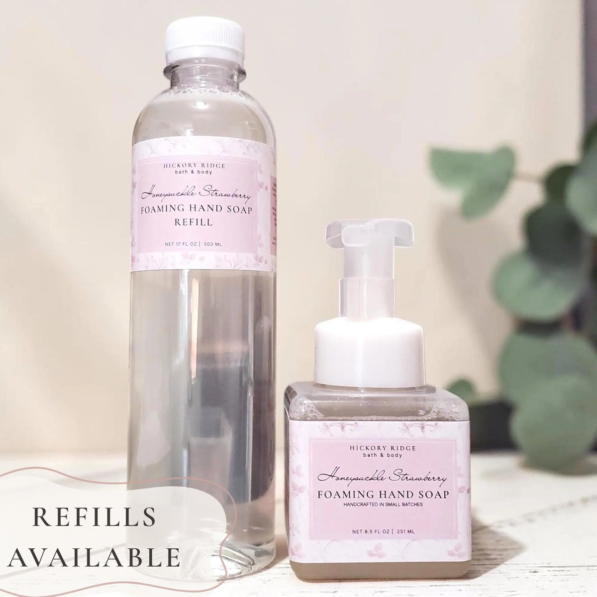 Honeysuckle Strawberry Foaming Hand Soap