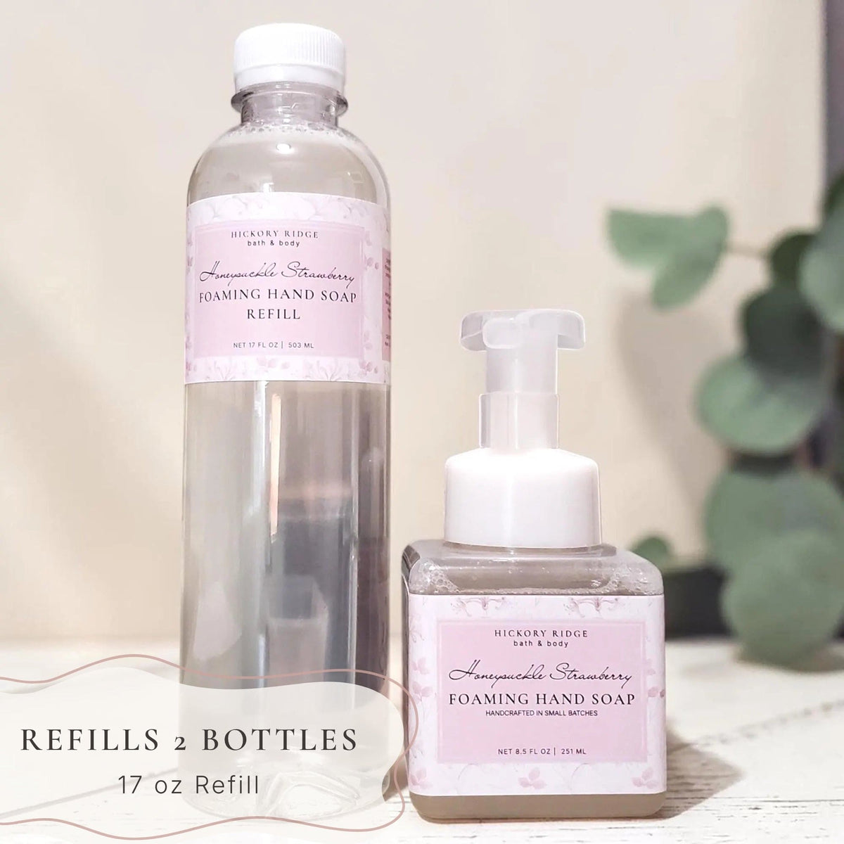 Honeysuckle Strawberry Foaming Hand Soap Refill