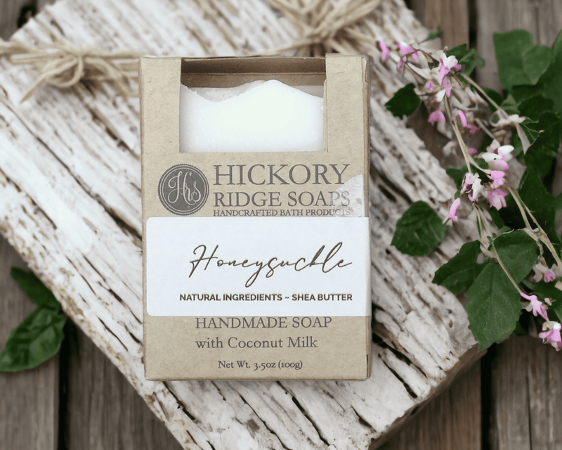 Honeysuckle Handmade Soap Soap Hickory Ridge Soap Co. Full Bar 3.5oz  