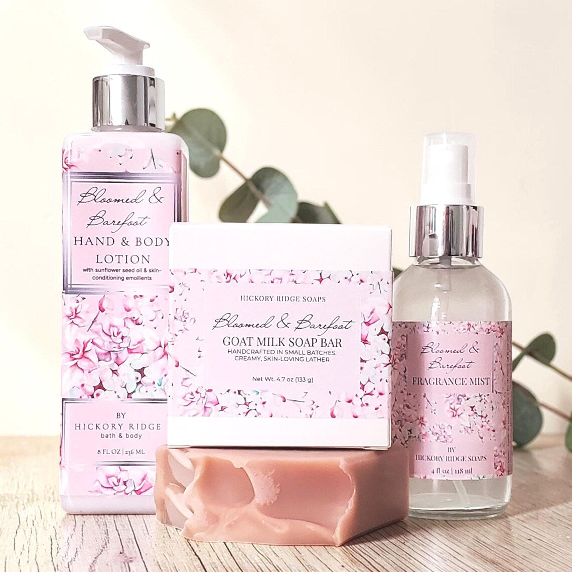 Goat Milk Soap, Lotion & Fragrance Mist Bundle | Choose Your Scent