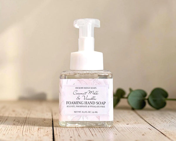 Coconut Milk & Vanilla Foaming Hand Soap