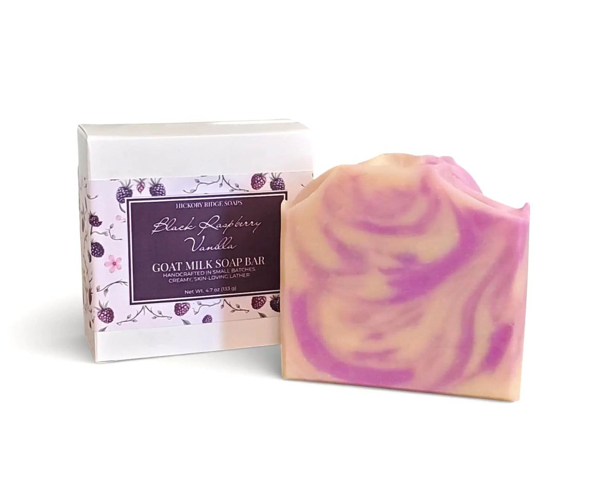 Black Raspberry Vanilla Goat Milk Soap Bar