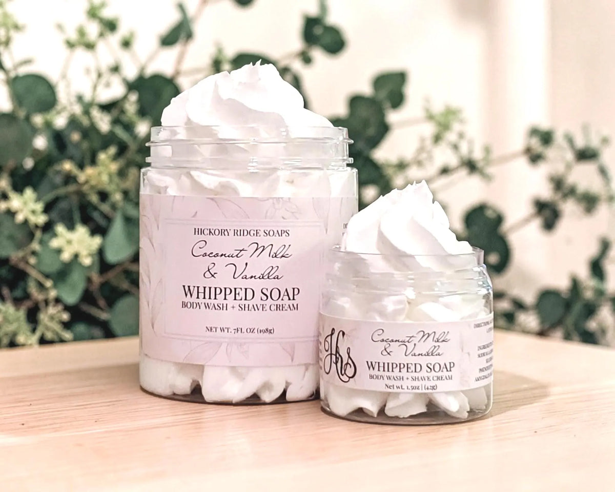 Coconut Milk & Vanilla Whipped Soap