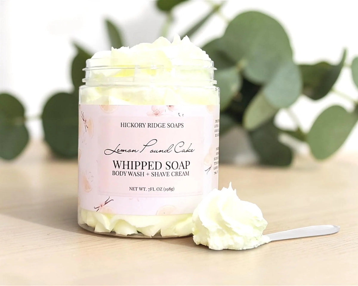 Lemon Pound Cake Whipped Soap